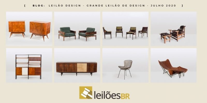Leilão Design - Grande Leilão de Móveis - Julho 2020 - Blog Leilões BR