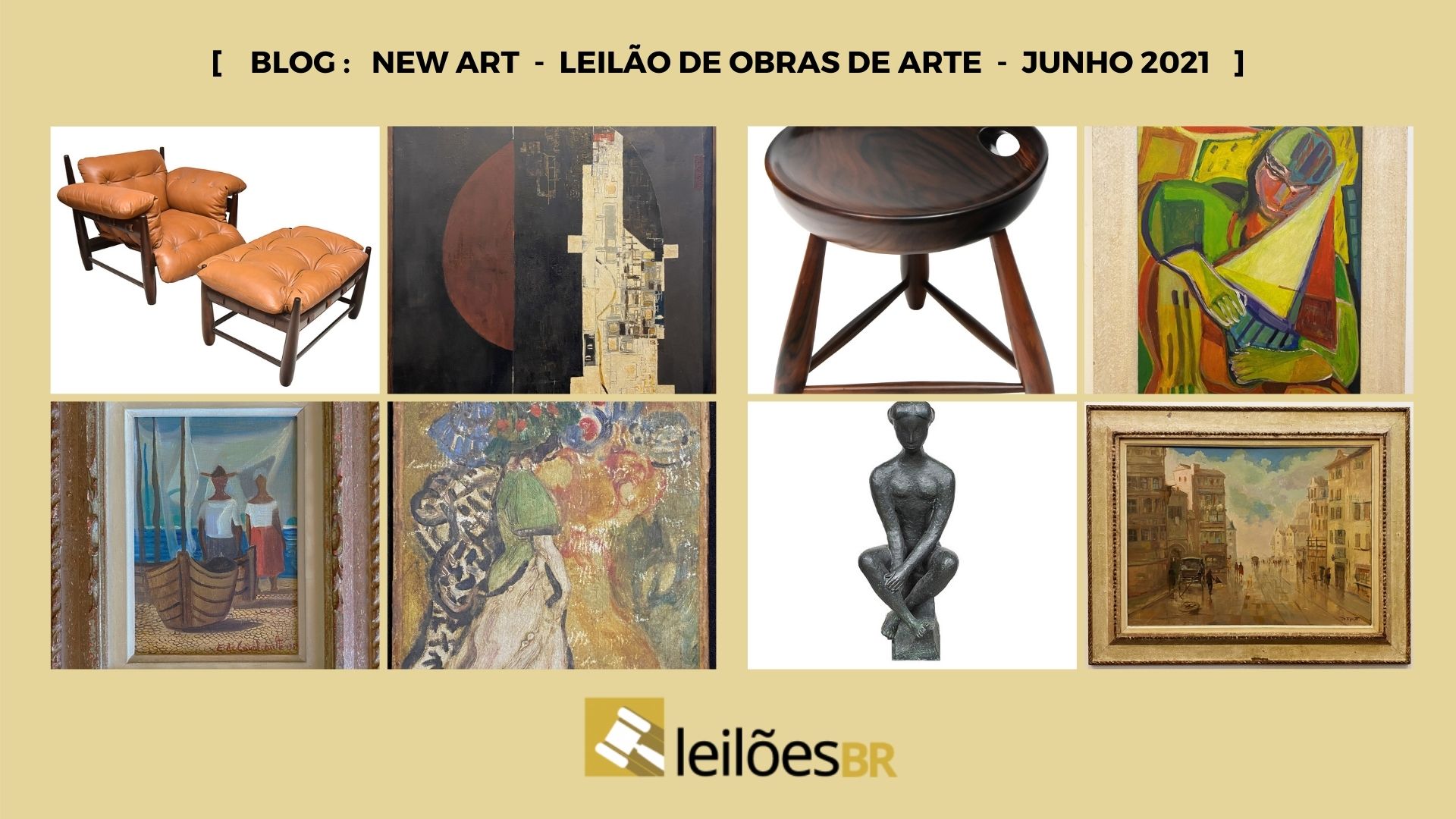 New Art Leilão de Obras de Arte Junho 2021 Blog Leilões BR